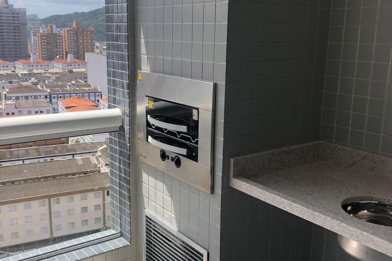 Apartamento 1 dormitório no Boqueirão com Piscina, 50 metros da Praia Praia Grande (Santos) Exterior foto