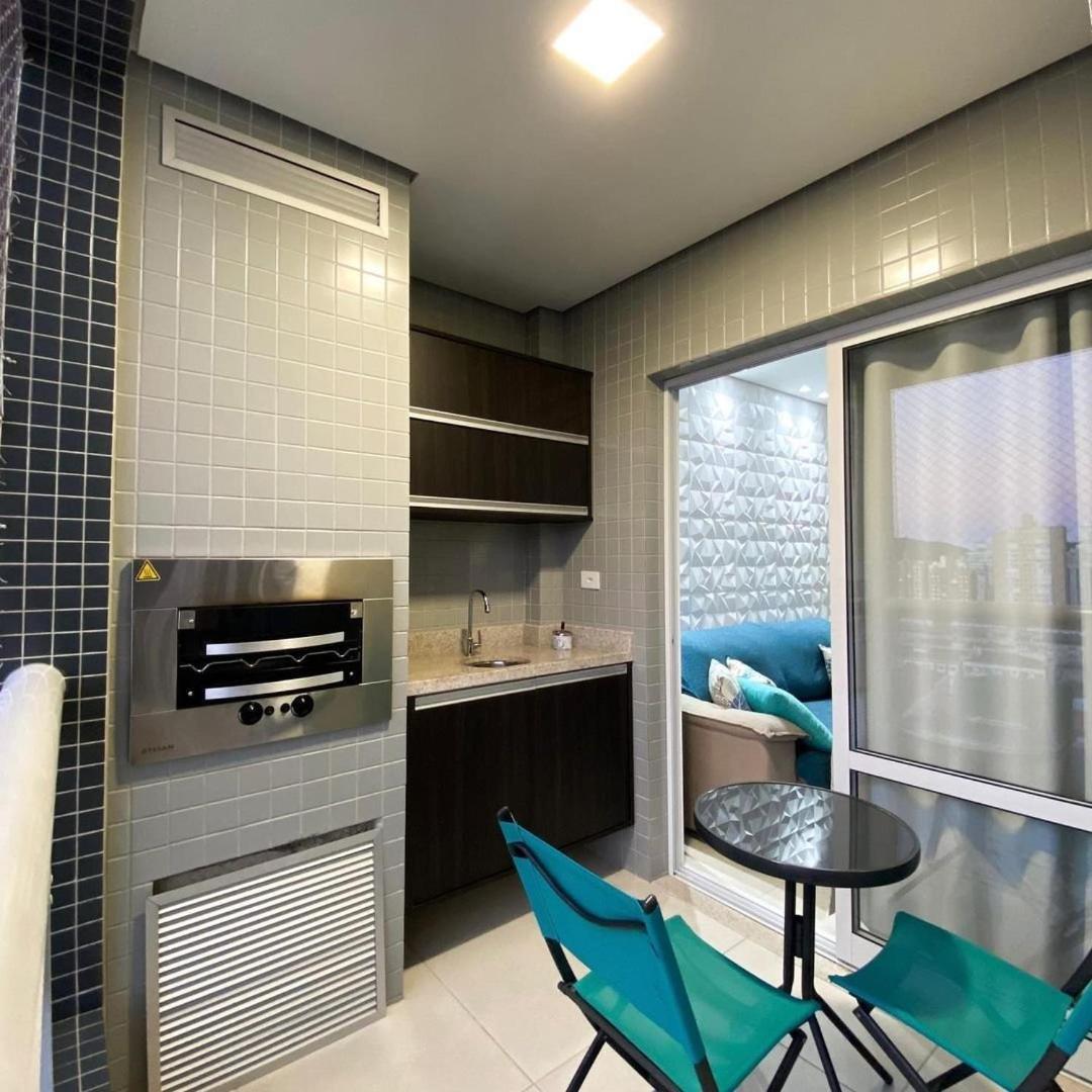 Apartamento 1 dormitório no Boqueirão com Piscina, 50 metros da Praia Praia Grande (Santos) Exterior foto